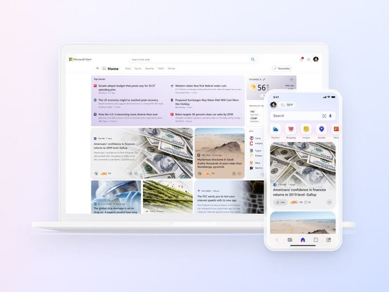Microsoft Start - A Personalized News app